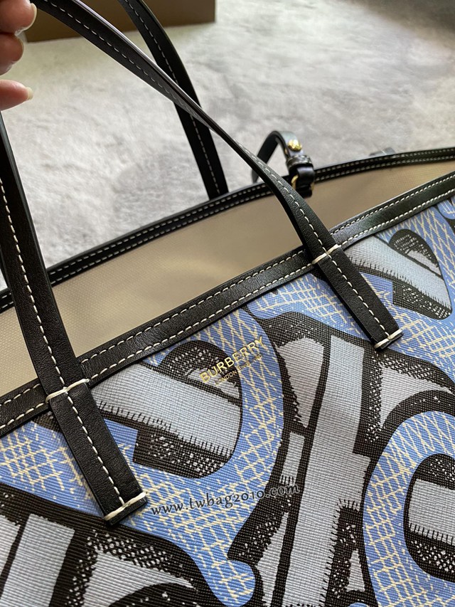 Burberry專門店新款沙灘托特包 巴寶莉女款手提購物袋購物包 yxb1065